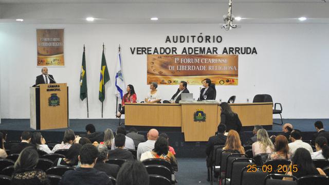 Líderes da Igreja de Jesus Cristo participam do I Fórum Cearense de Liberdade Religiosa