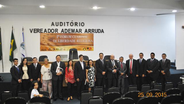 Líderes da Igreja de Jesus Cristo participam do I Fórum Cearense de Liberdade Religiosa