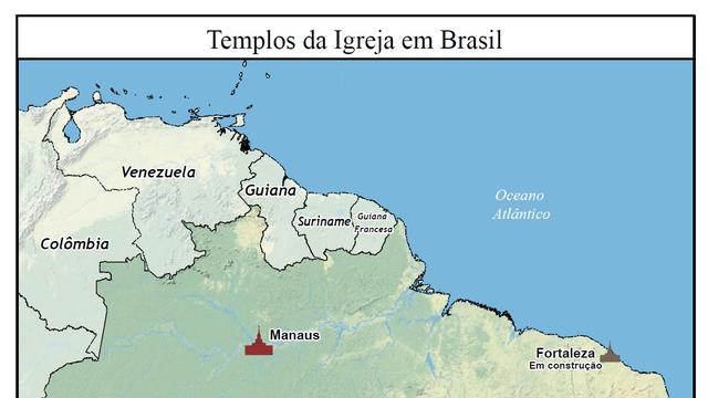 Templos da Igreja no Brasil
