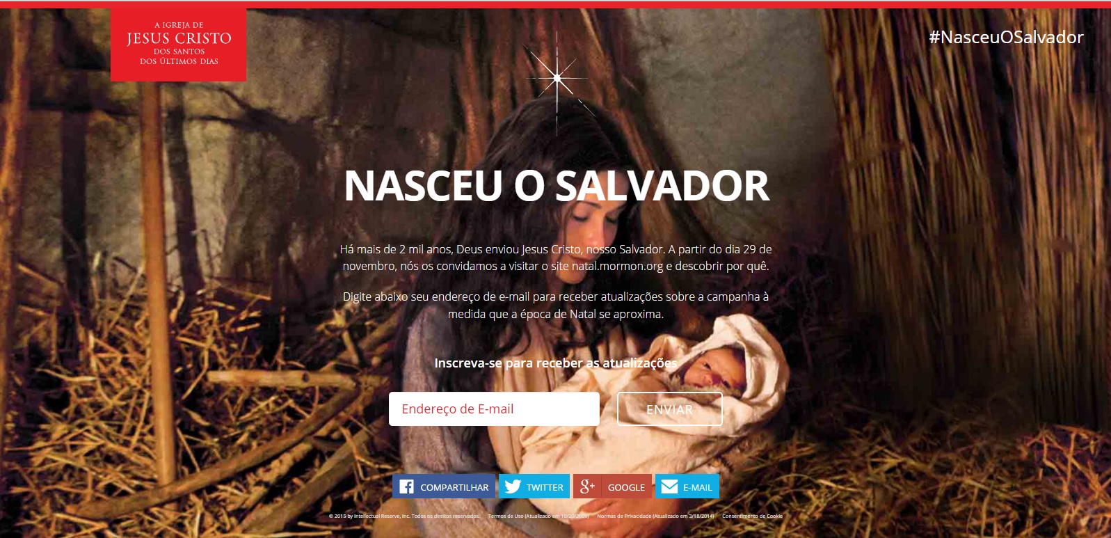 A Igreja lança a Campanha de Natal 'Nasceu o Salvador'